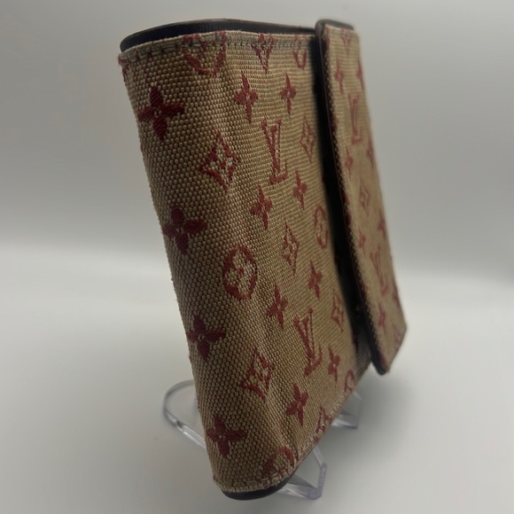 Louis Vuitton Pink Canvas Compact Bifold Wallet - Picture 3 of 14